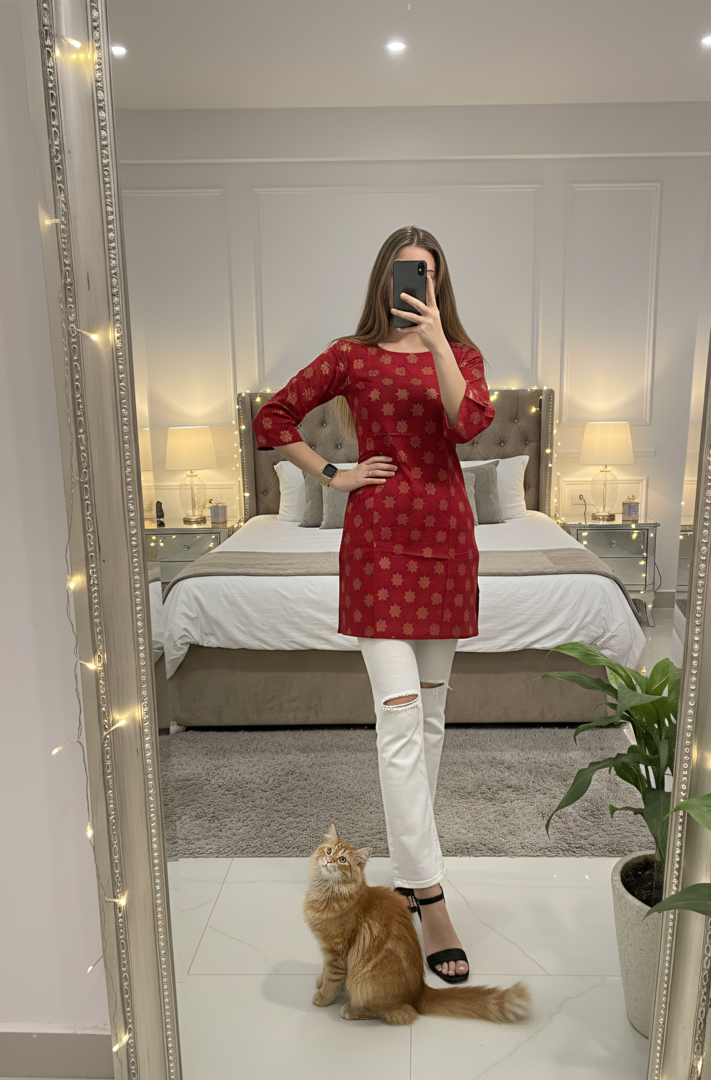 Cairo Printed Short Kurti