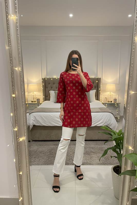 Cairo Printed Short Kurti