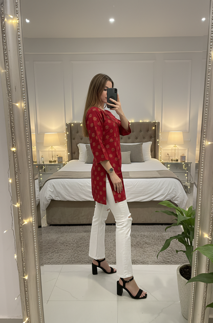 Cairo Printed Short Kurti