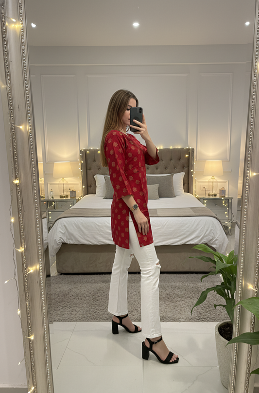 Cairo Printed Short Kurti