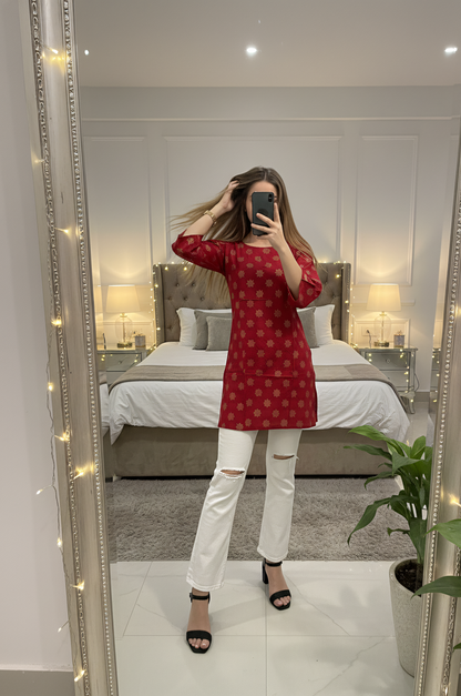 Cairo Printed Short Kurti