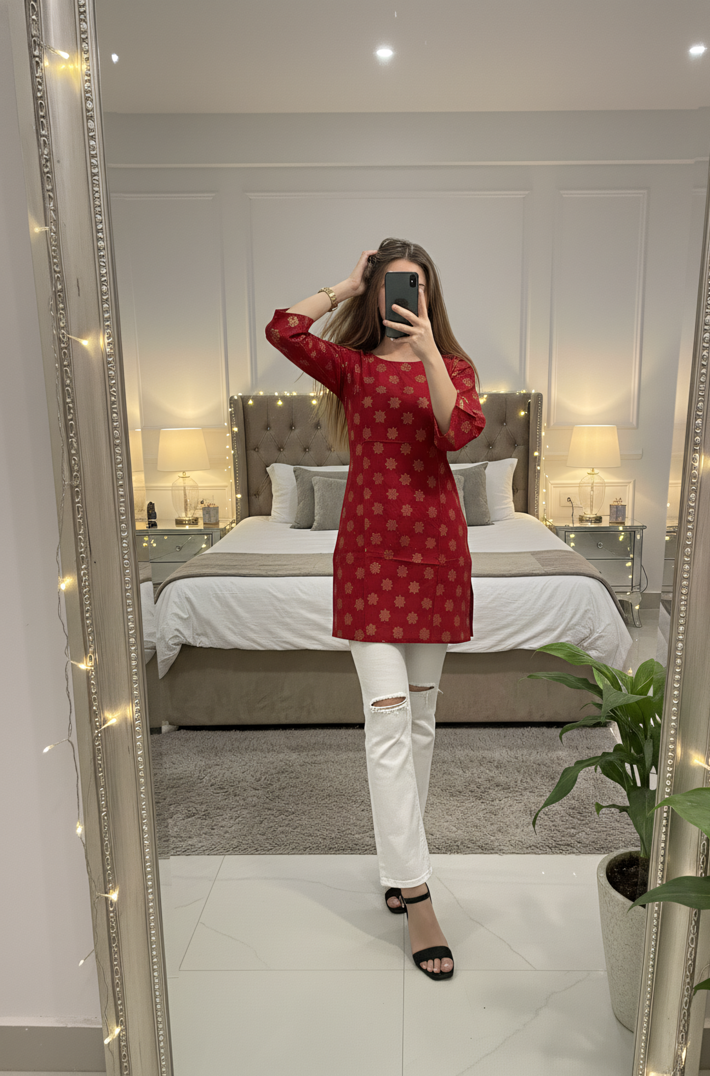 Cairo Printed Short Kurti
