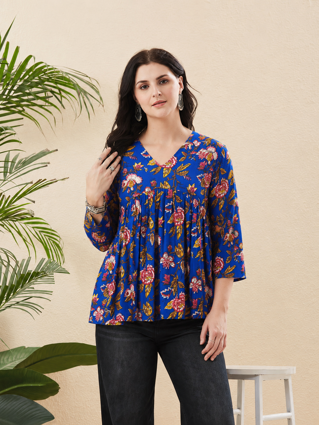 Aqua Shallotte Blue Top