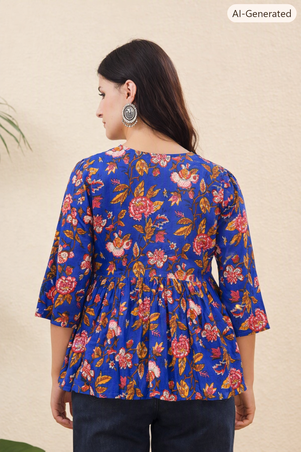 Aqua Shallotte Blue Top