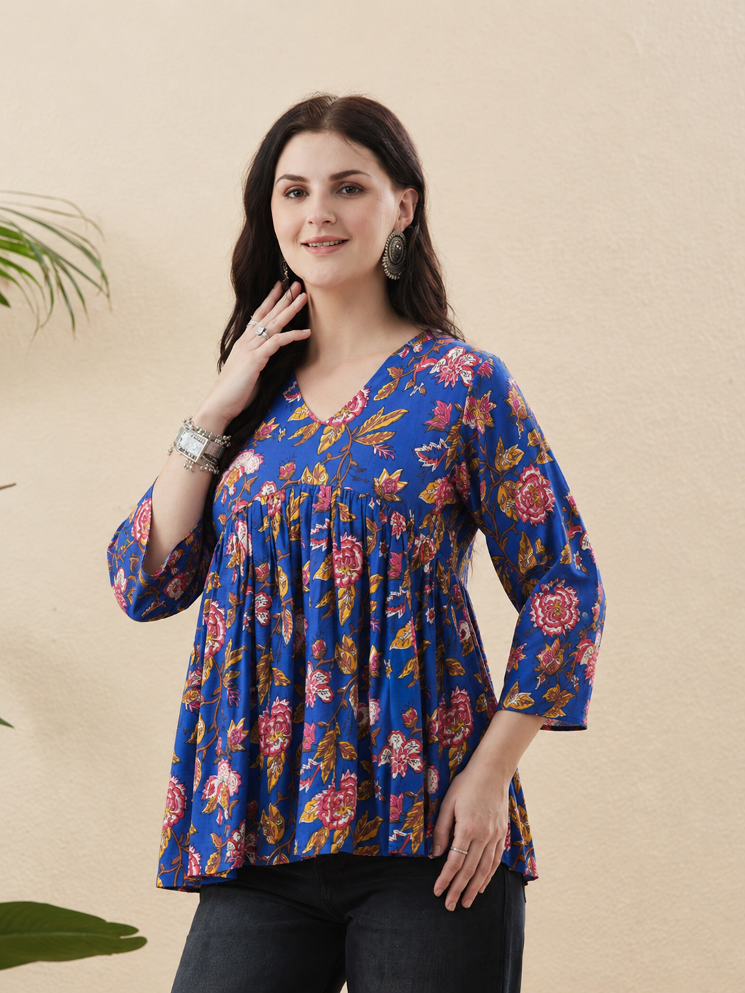 Aqua Shallotte Blue Top