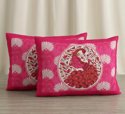Pack Of 1 Jaipuri Handblock Handprinted 100% Cotton Double Size Bedsheet