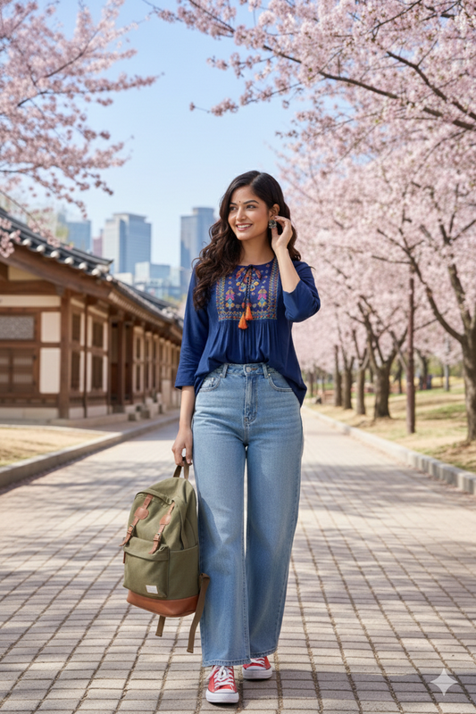 Zaishka Embroidered Top